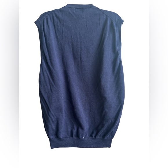 Brooks Brothers Supima Cotton Navy Knit Sweater Vest Size XL - Picture 5 of 7